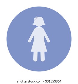vector illustration of modern icon people