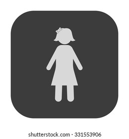 vector illustration of modern icon people