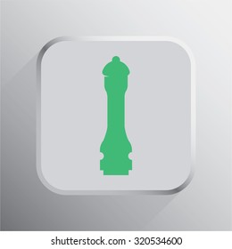 vector illustration of modern icon pepper mill
