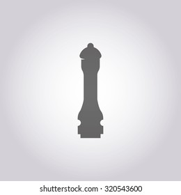 vector illustration of modern icon pepper mill