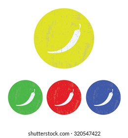 vector illustration of modern icon pepper