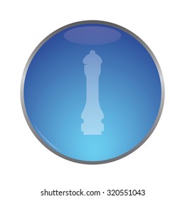 vector illustration of modern icon pepper mill