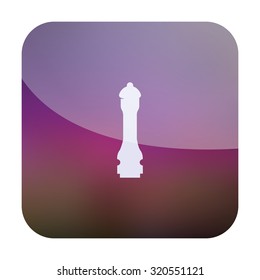 vector illustration of modern icon pepper mill