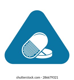 vector illustration of modern icon pills