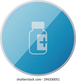 vector illustration of modern icon pills