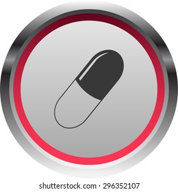 vector illustration of modern icon pills