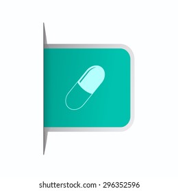 vector illustration of modern icon pills