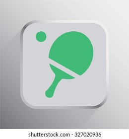 vector illustration of modern icon ping pong