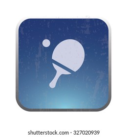 vector illustration of modern icon ping pong