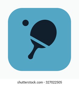 vector illustration of modern icon ping pong