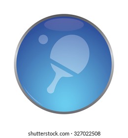 vector illustration of modern icon ping pong