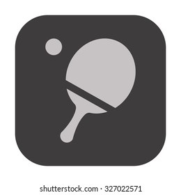vector illustration of modern icon ping pong