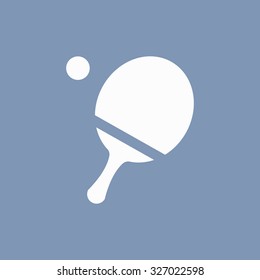 vector illustration of modern icon ping pong