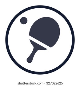 vector illustration of modern icon ping pong