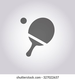 vector illustration of modern icon ping pong