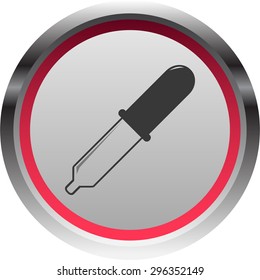 vector illustration of modern icon pipette