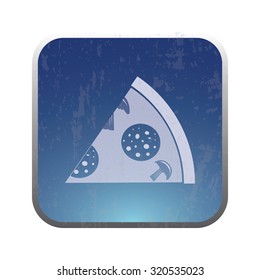 vector illustration of modern icon pizza
