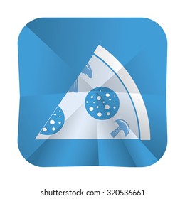 vector illustration of modern icon pizza