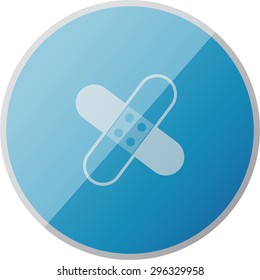 vector illustration of modern icon plaster