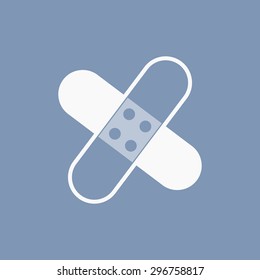 vector illustration of modern icon plaster