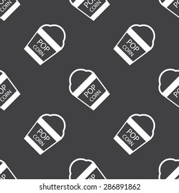 vector illustration of modern icon pop corn