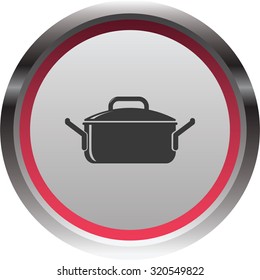 vector illustration of modern icon pot