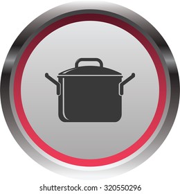 vector illustration of modern icon pot