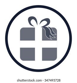 vector illustration of modern icon present