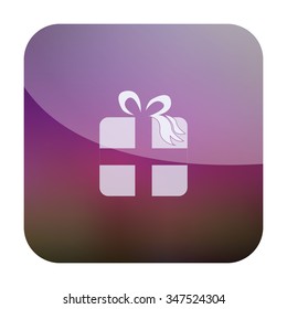 vector illustration of modern icon present