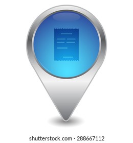 vector illustration of modern icon receipt