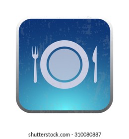 vector illustration of modern icon restaurant