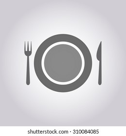 vector illustration of modern icon restaurant