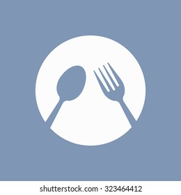 vector illustration of modern icon restaurant