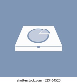 vector illustration of modern icon restaurant