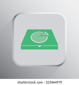 vector illustration of modern icon restaurant