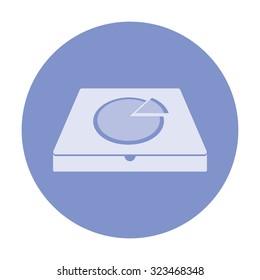 vector illustration of modern icon restaurant