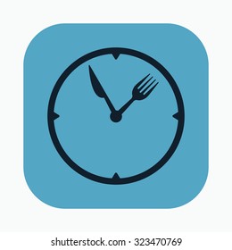 vector illustration of modern icon restaurant
