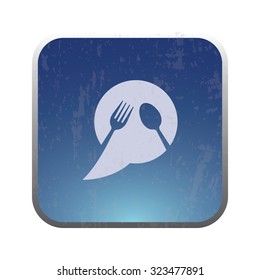 vector illustration of modern icon restaurant