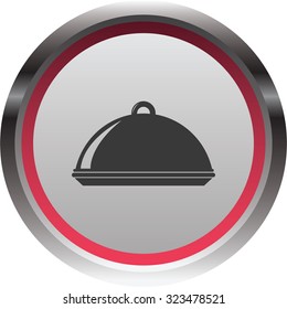 vector illustration of modern icon restaurant