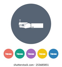 vector illustration of modern  icon router