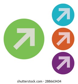 vector illustration of modern icon rss