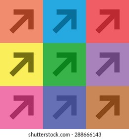vector illustration of modern icon rss