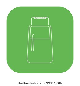 vector illustration of modern icon salt and pepper