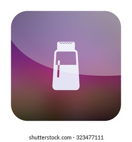 vector illustration of modern icon salt and pepper