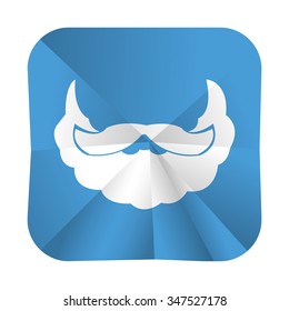 vector illustration of modern icon Santa Claus