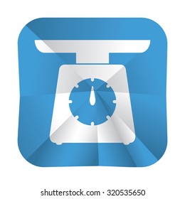 vector illustration of modern icon scales