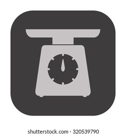 vector illustration of modern icon scales