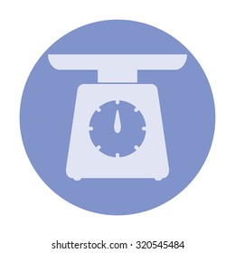 vector illustration of modern icon scales