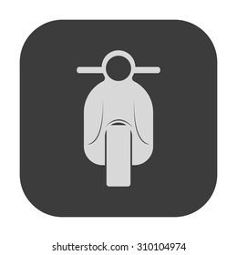 vector illustration of modern icon scooter