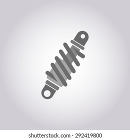 vector illustration of modern icon shock